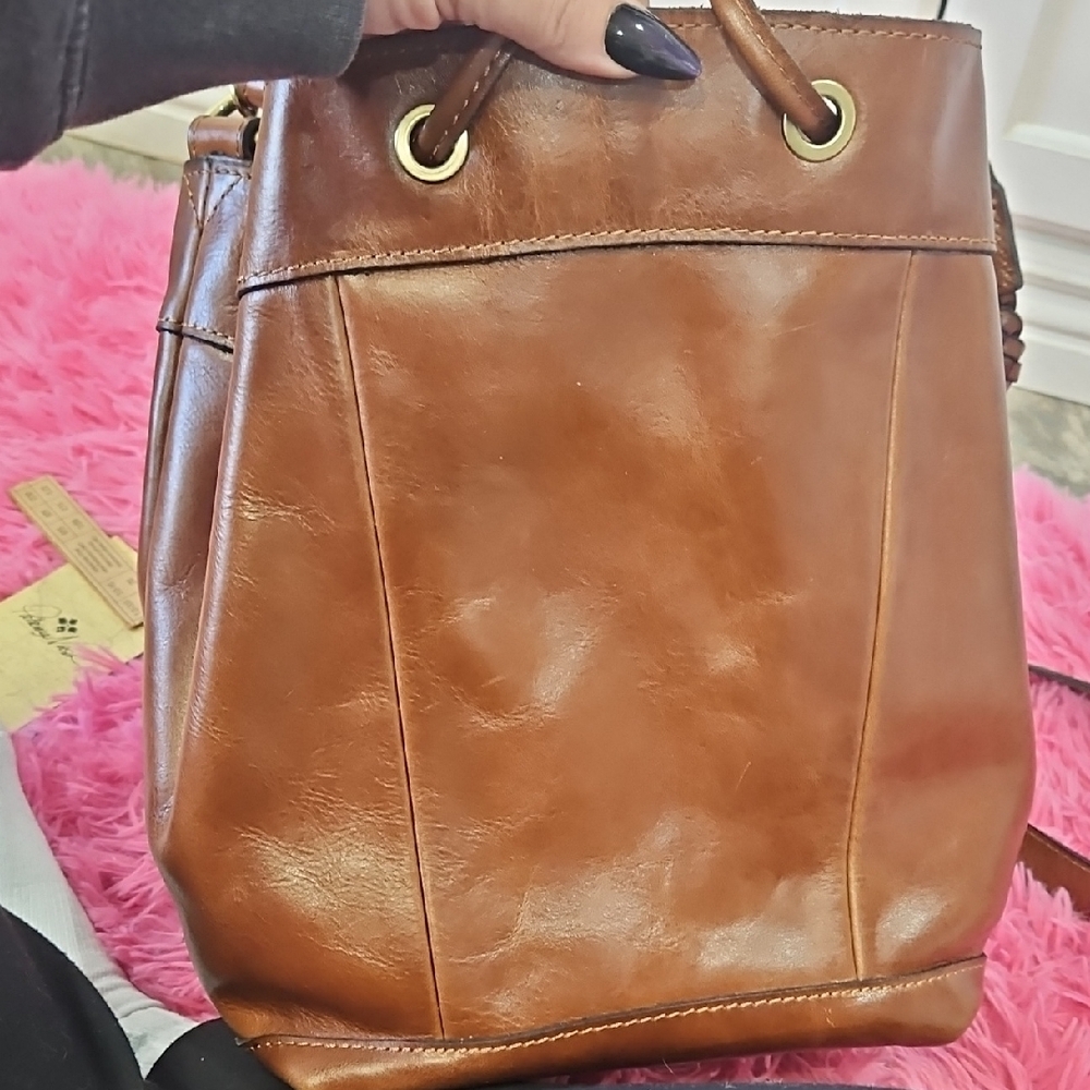 Elegant Brown Leather Women's Bag - Picture 3 of 5